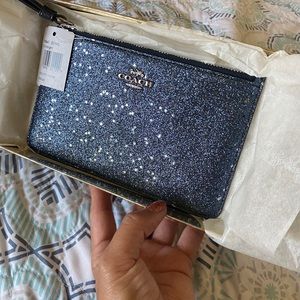Coach Glitter Wristlet